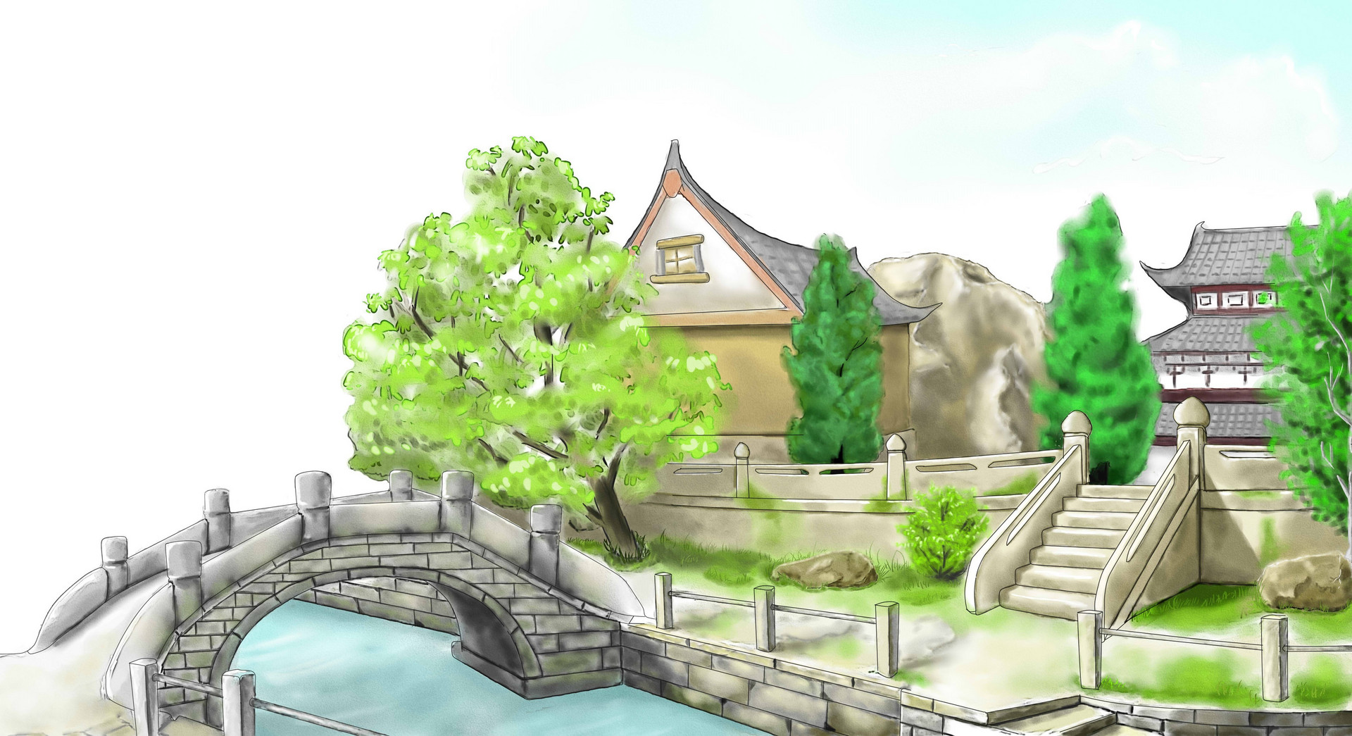 描写桥的作文500字