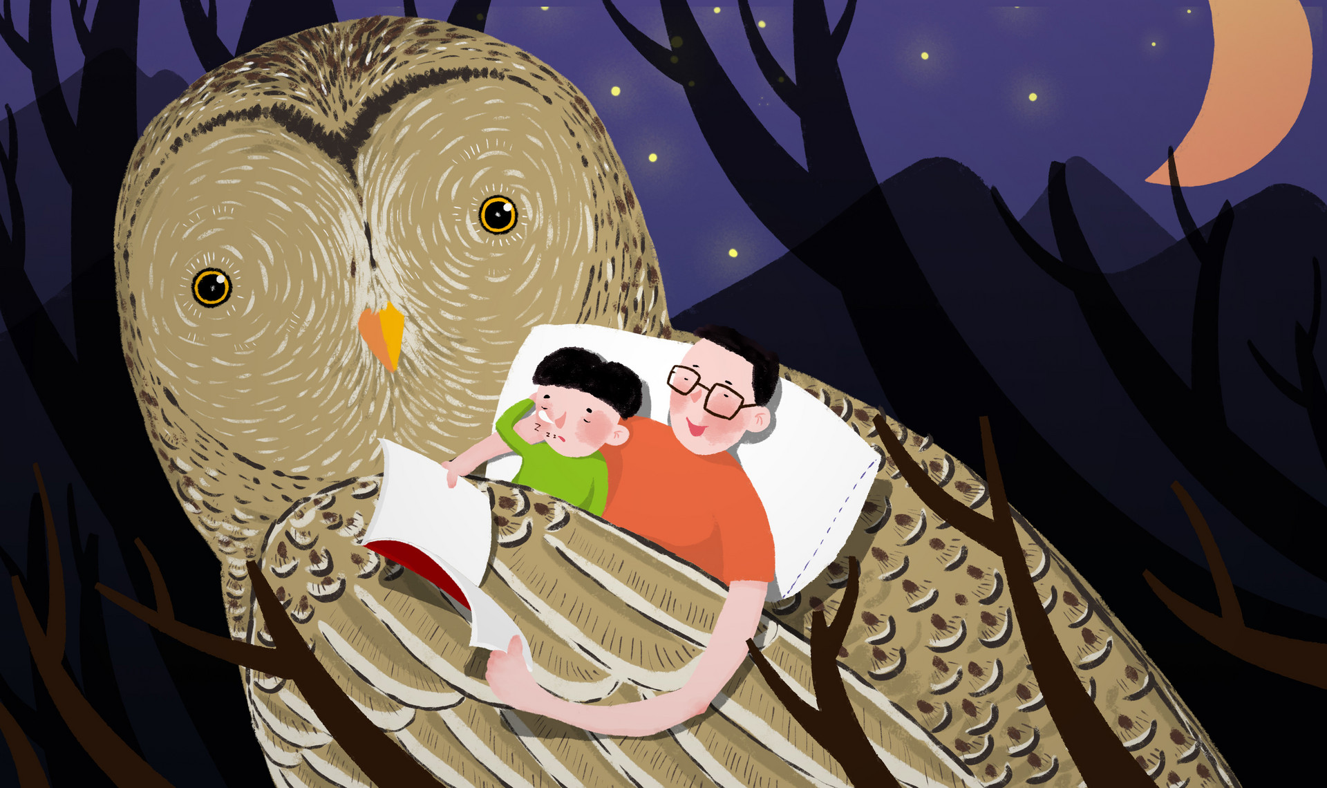 瞌睡虫找朋友续写故事