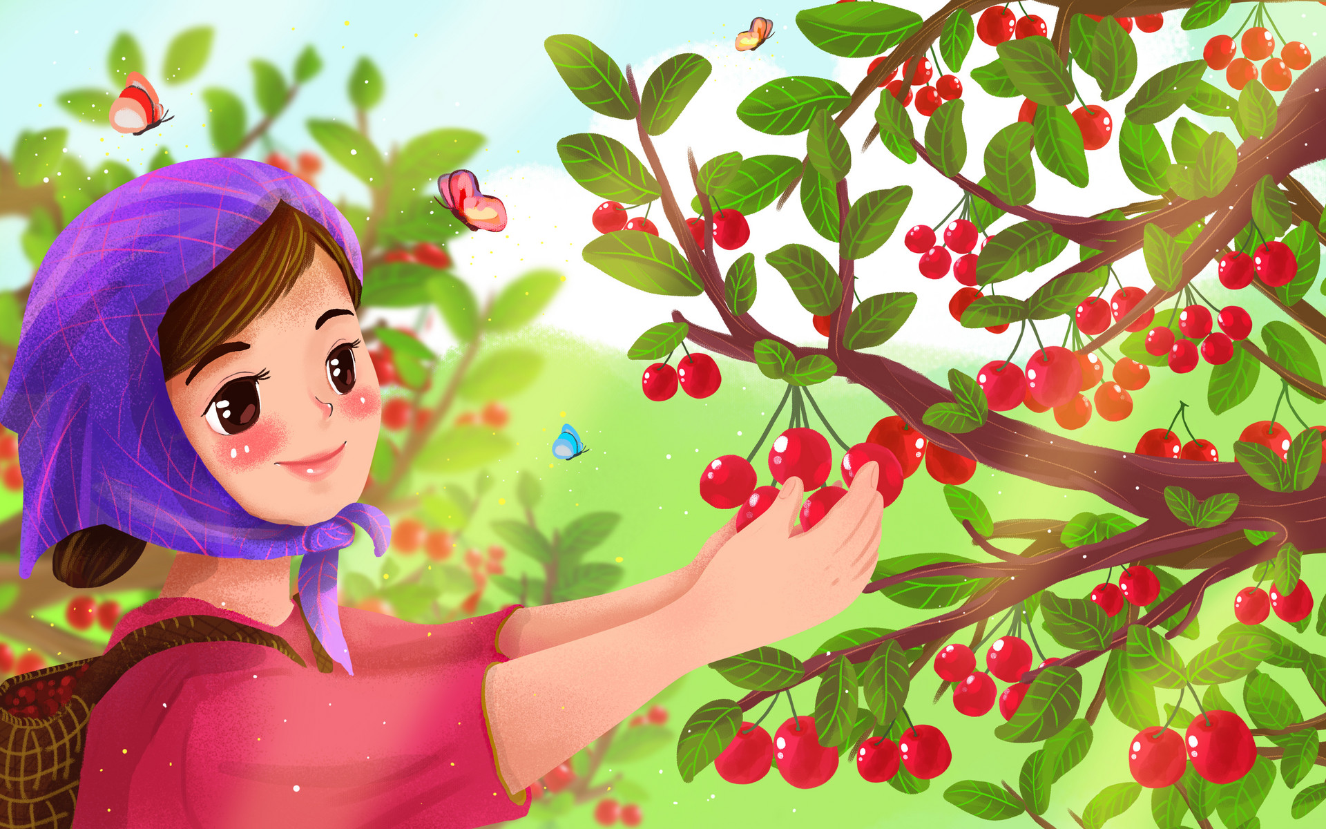 家乡的果树作文250字