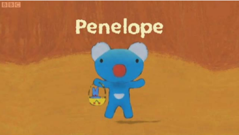蓝色小考拉Penelope Is Polite英文版动画视频+绘本PDF百度网盘免费下载
