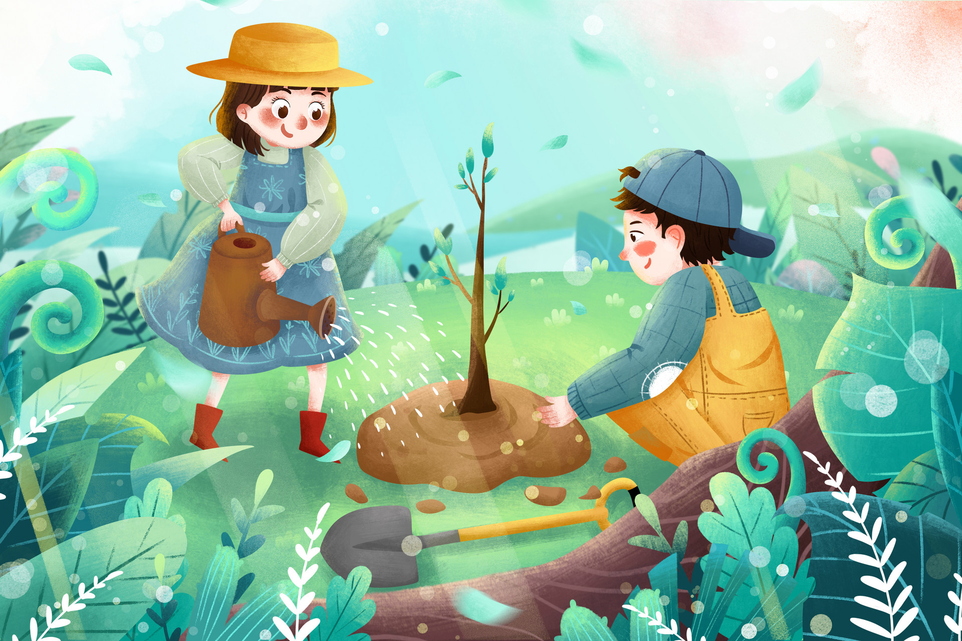植树节作文300字三年级下册
