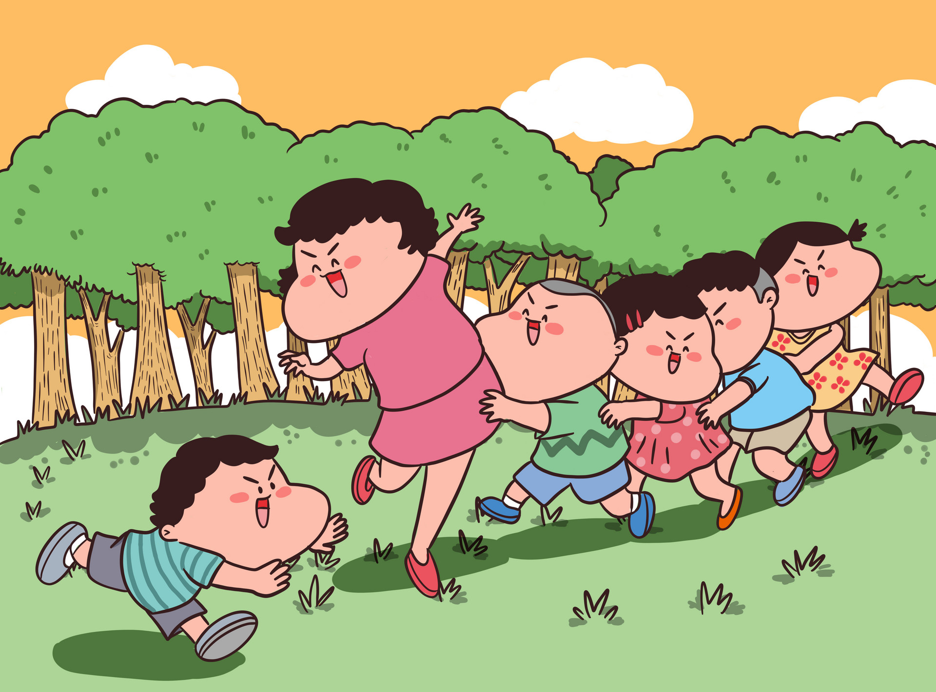 小学三年级作文老鹰捉小鸡300字