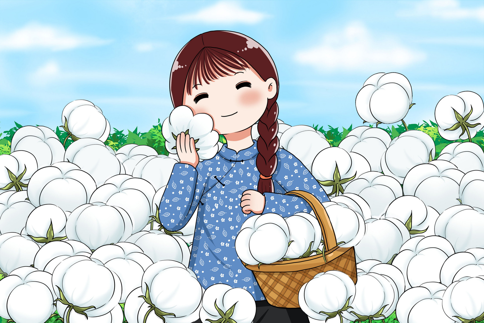 第一次摘棉花的作文300字