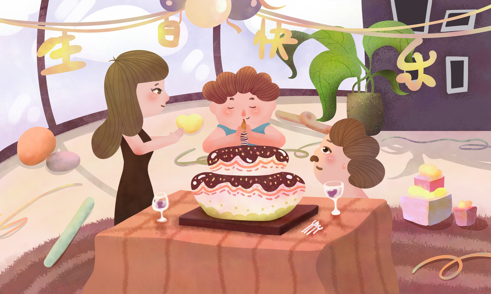 二年级以生日为主题的作文