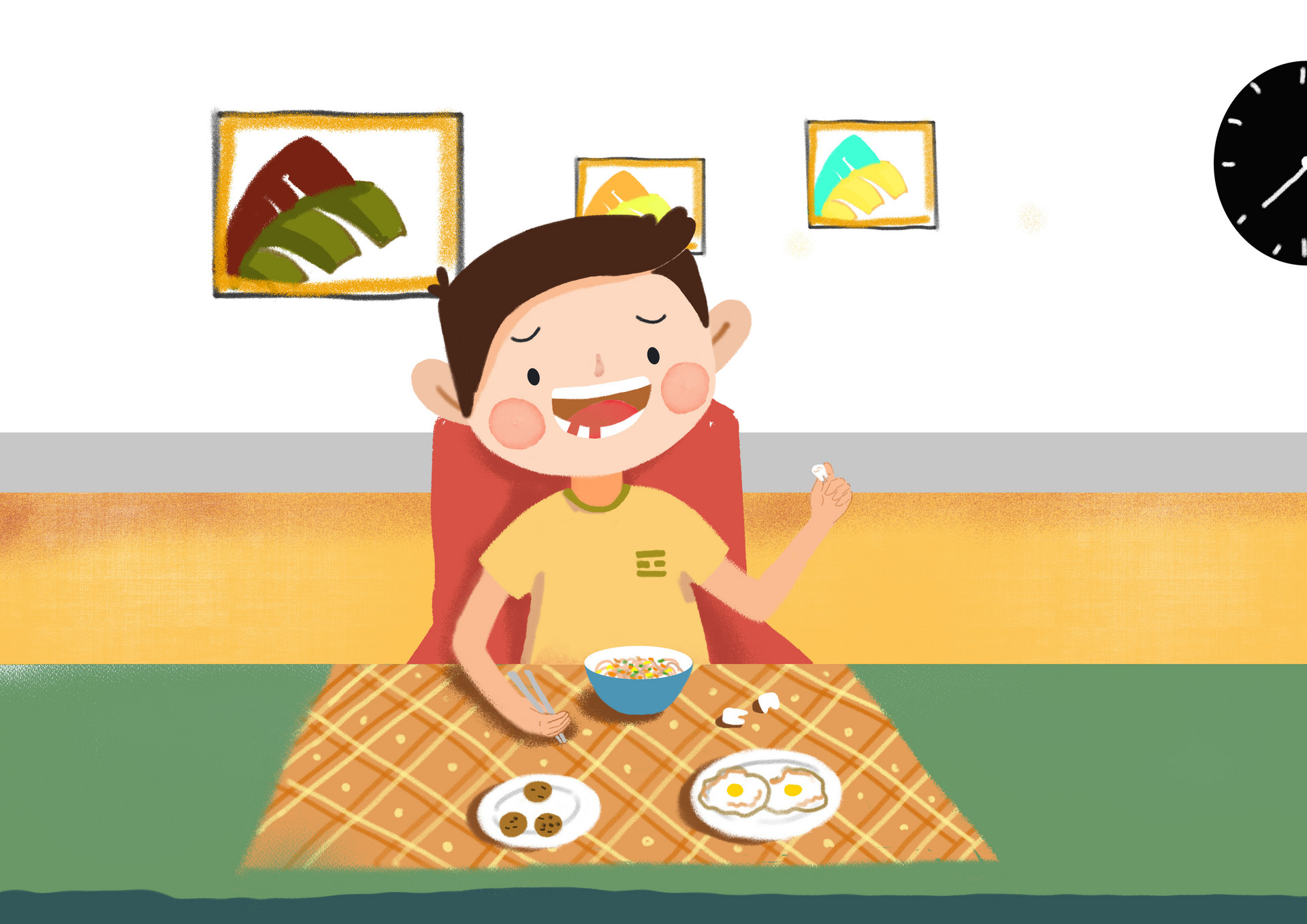 第一次掉牙作文400字左右