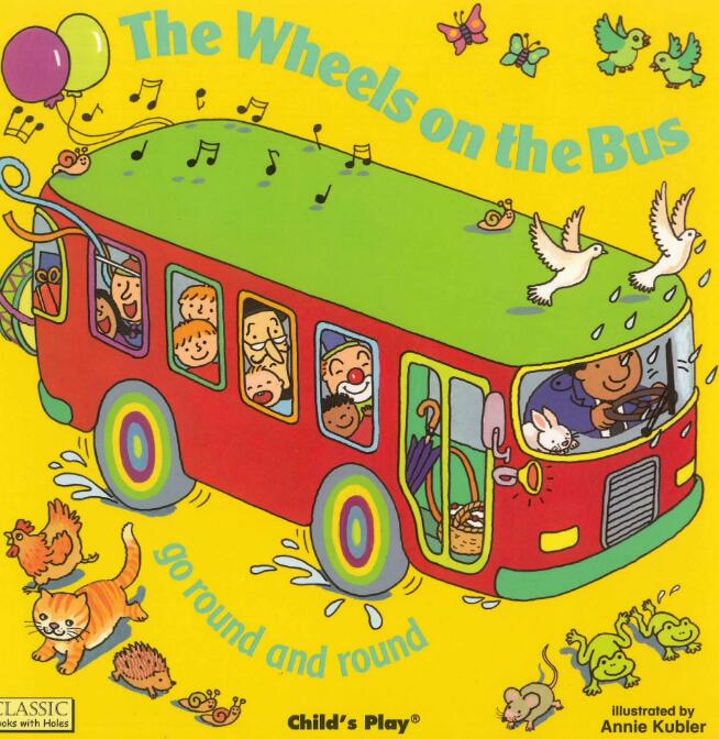 The Wheels on the Bus绘本翻译及pdf资源百度云下载