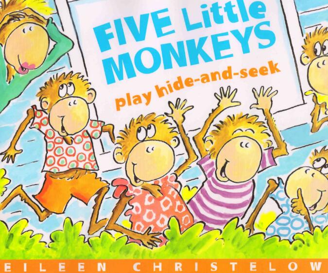 Five Little Monkeys Play Hide and Seek绘本电子版下载
