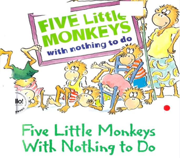 Five Little Monkeys With Nothing to Do绘本电子版资源下载