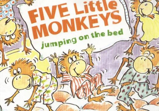 Five little monkeys jumping on the bed绘本翻译及电子版下载