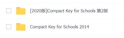 Compact Key for Schools官方剑桥KET A2考试专用教材pdf下载