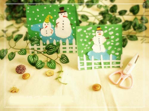 【新年贺卡】DIY手工制作元旦贺卡 手工新年贺卡